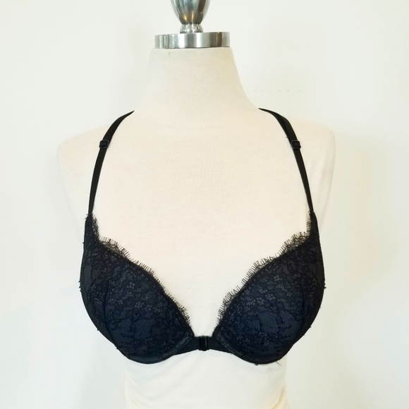 Victoria's Secret Very Sexy Push-up  Lace-Up Crisscross Front Closure Bra NWT - Picture 2 of 14